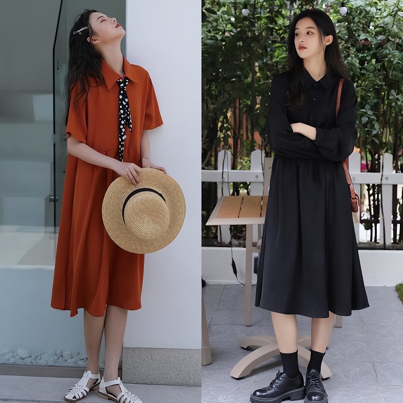 衬衫式连衣裙秋冬款怎么穿,衬衣裙连衣裙高级感小众