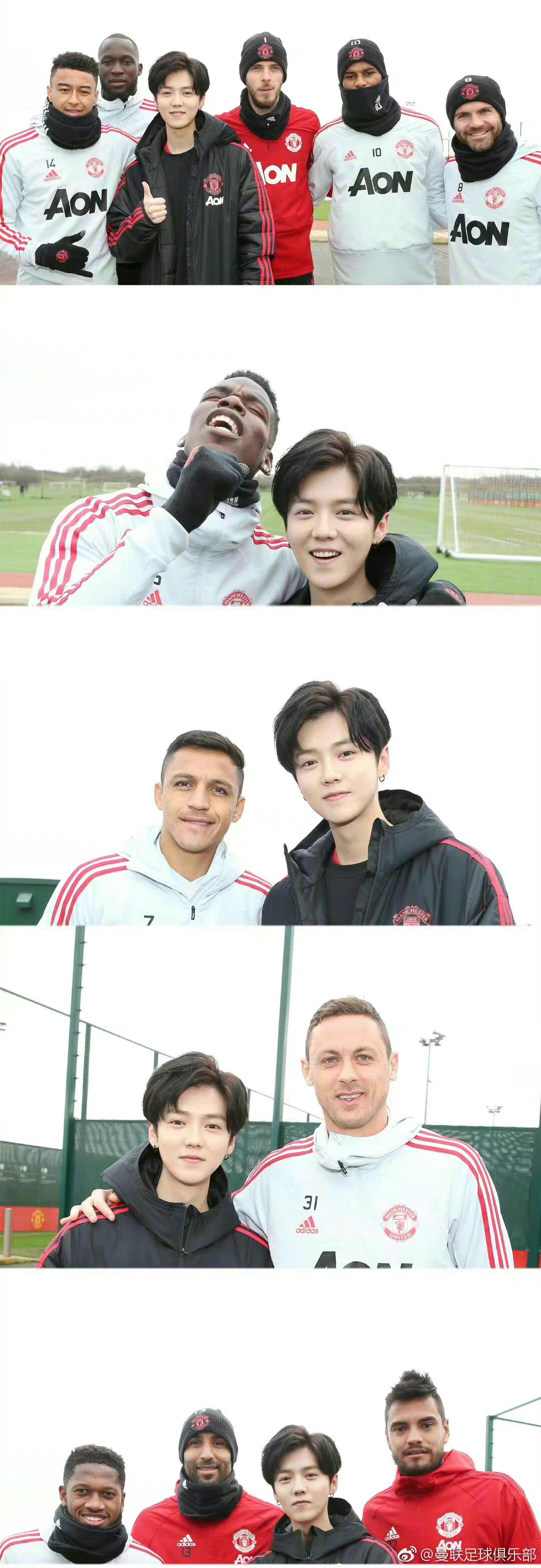 鹿晗和谁一起踢过球,鹿晗想和C罗梅西踢场球