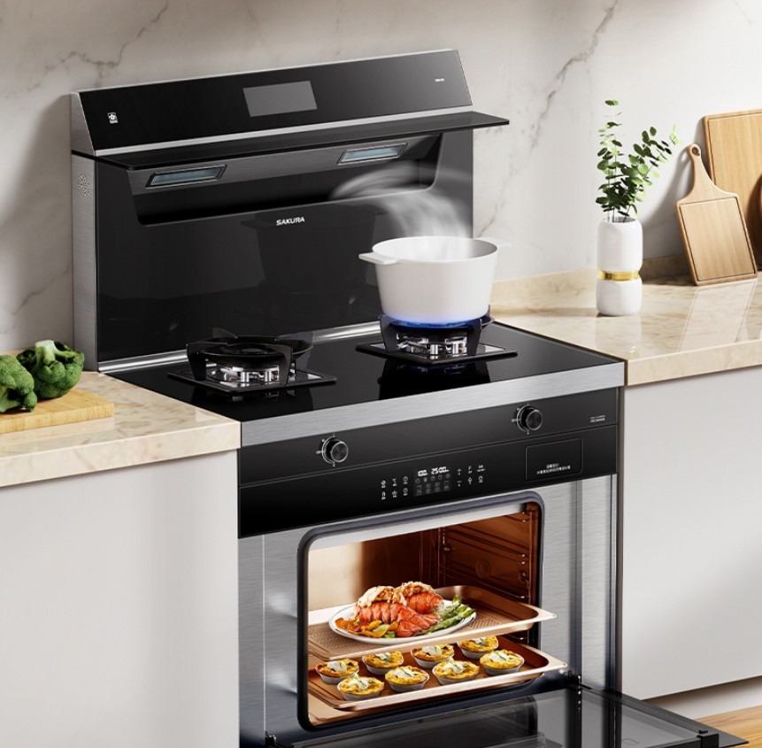 SAKURA樱花集成灶，带你品味智慧化烹饪生活
