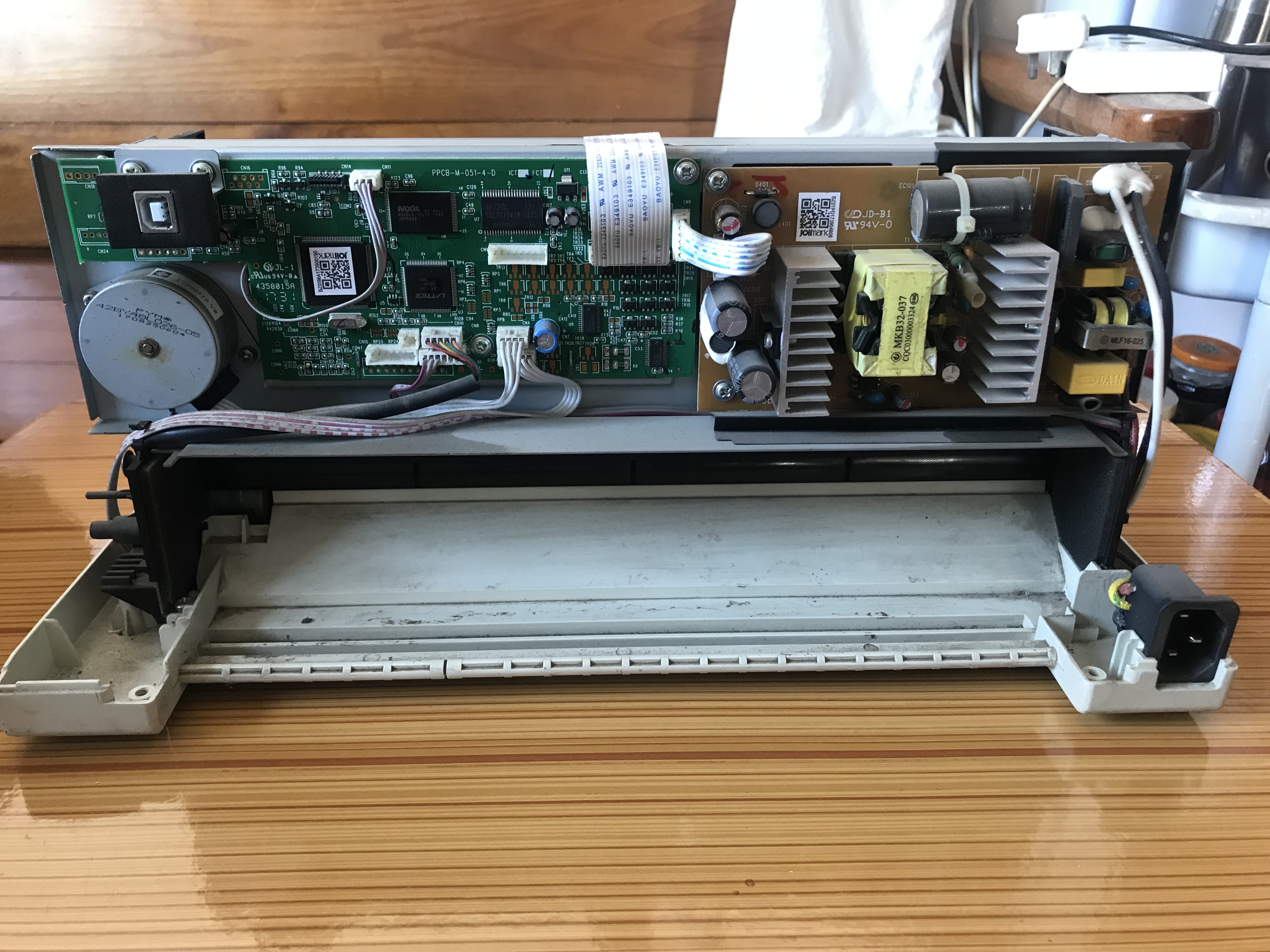 针式打印机电源板不通电常见故障,针式打印机电源灯闪烁联机灯常亮