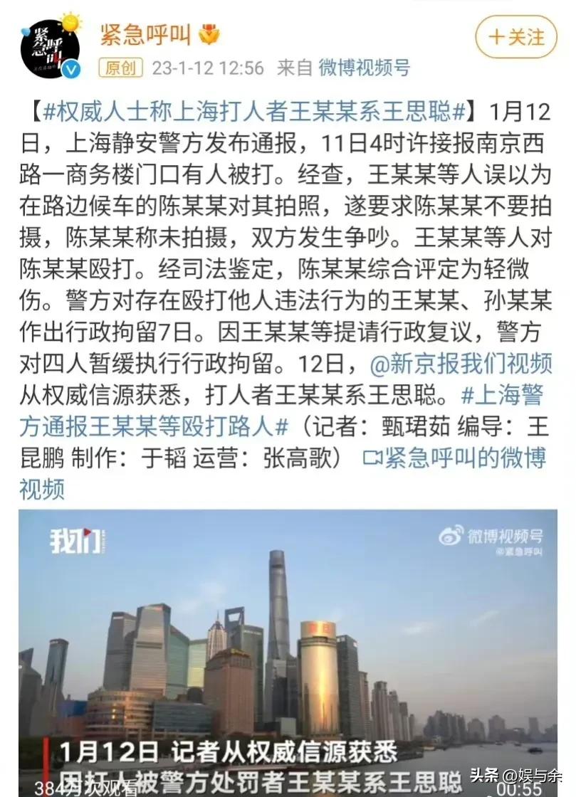 王思聪打人法律分析,王思聪上海打人事件怎么处理