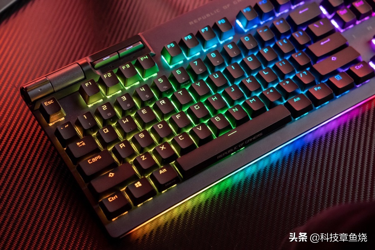 rog键盘耀光2键盘图,rog键盘耀光2幻测评