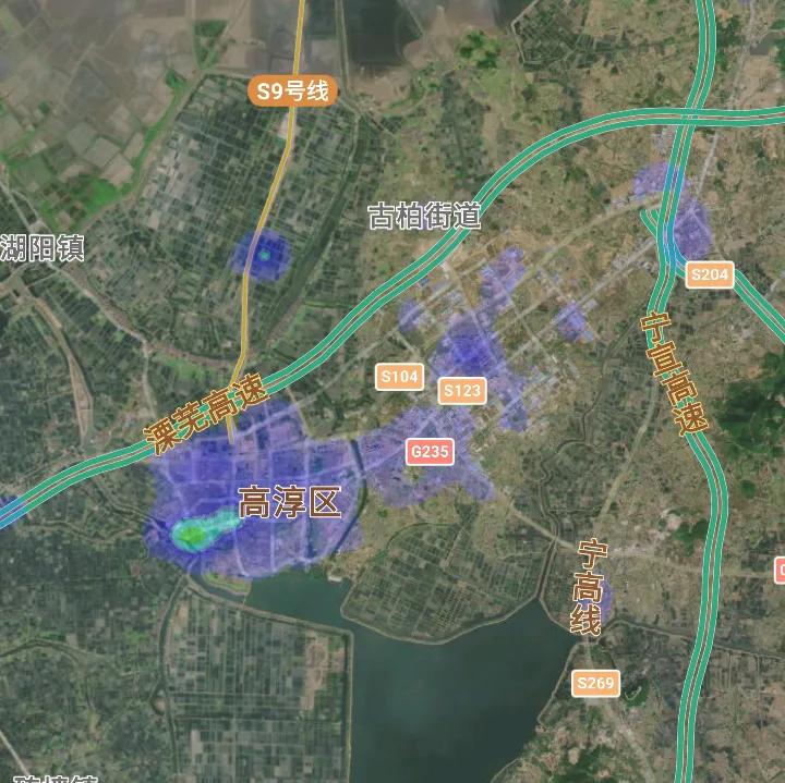 南京六合溧水和高淳,南京浦口和六合