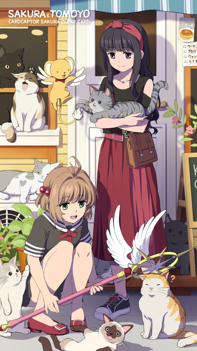 二次元樱花女孩动漫,二次元少女小樱