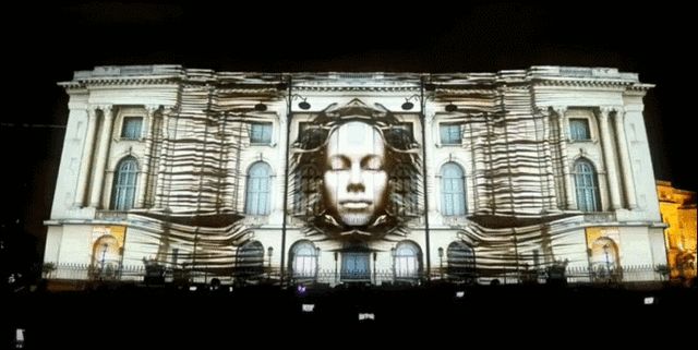 顶级3d灯光秀全息投影,建筑全息投影灯光秀