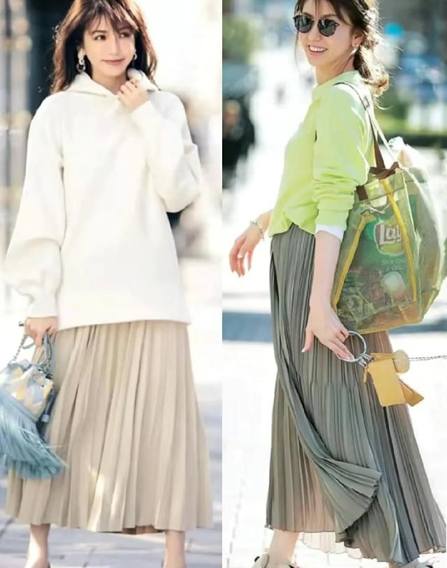 卫衣款长裙怎么搭配鞋子才时髦,连帽卫衣跟黑色长裙怎么搭配