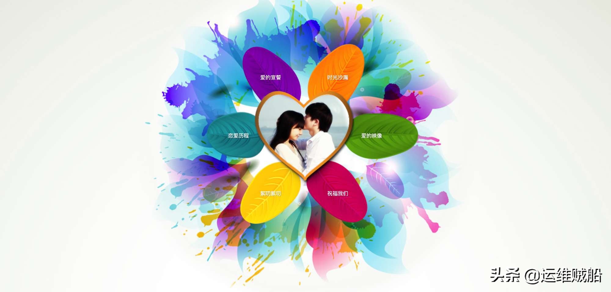 表白网站模板,表白源码