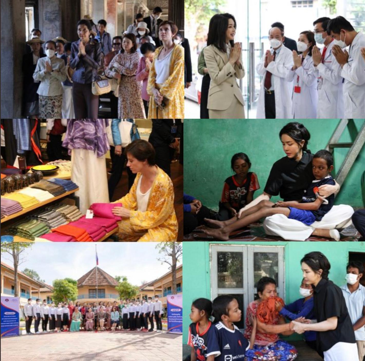 韩国第一夫人金建希与拜登,拜登访韩金建希完整版