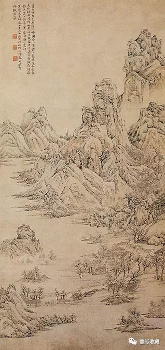 明清高清山水作品欣赏,明代山水名画图片欣赏
