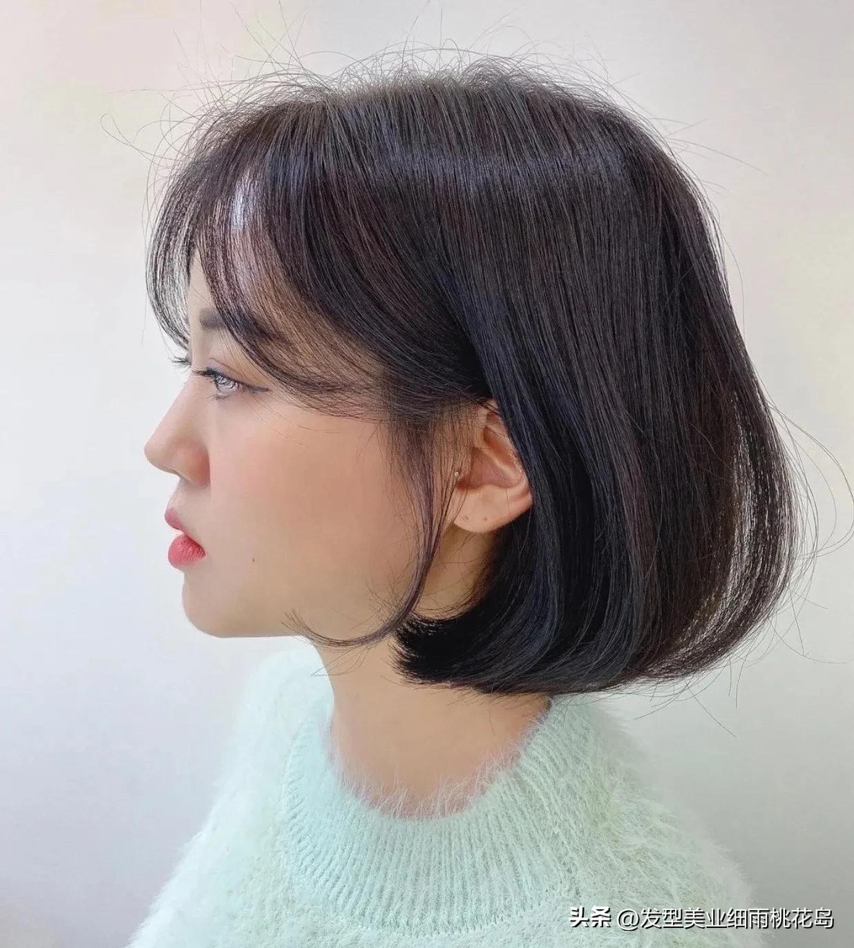 简单时尚易打理的短发烫图片,短发内烫和纹理烫哪个好看