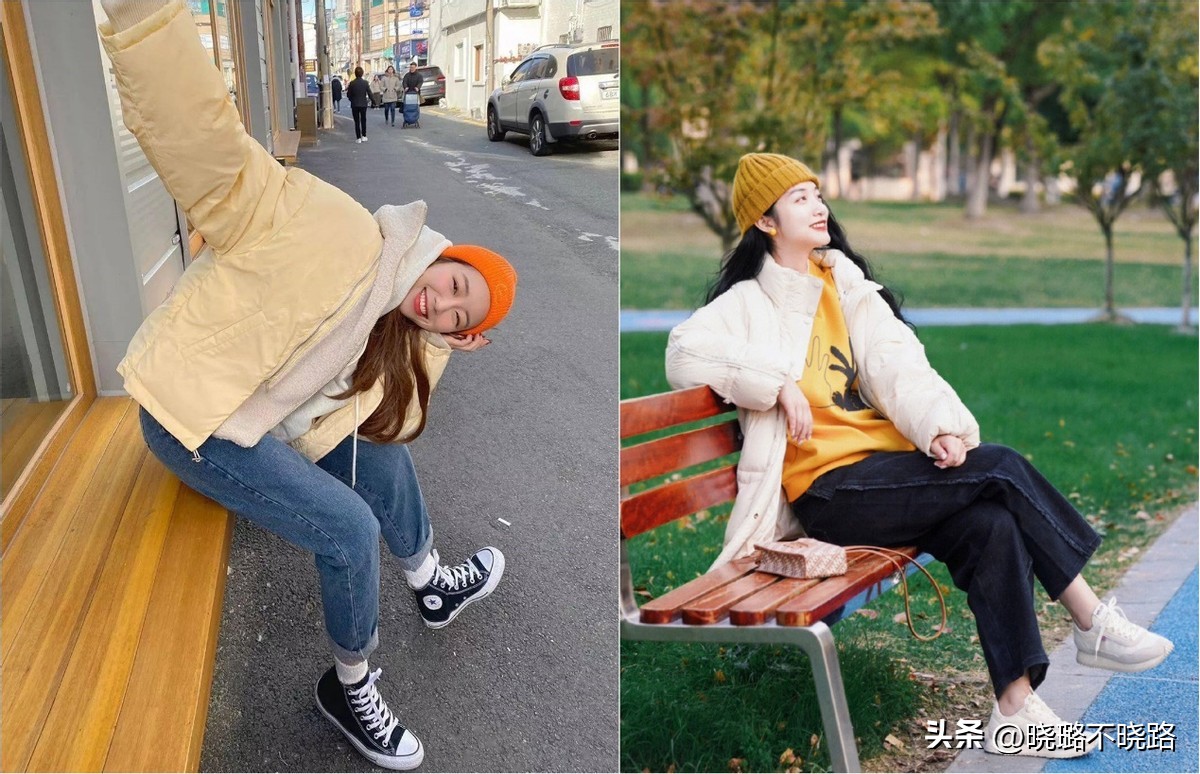 穿中款羽绒服搭配什么裤子,日常穿羽绒服搭配什么裤子好看