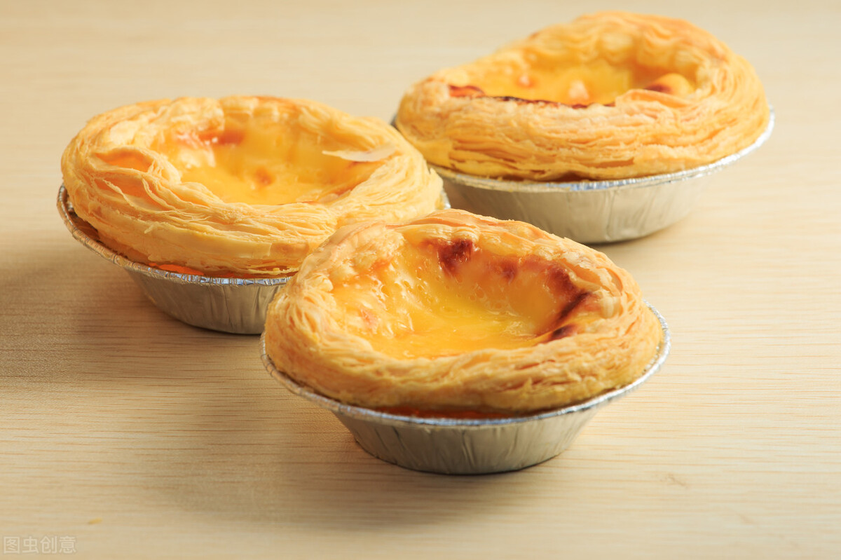 教你在家做蛋挞外酥里嫩香而不腻,奶香蛋挞巧克力蛋挞