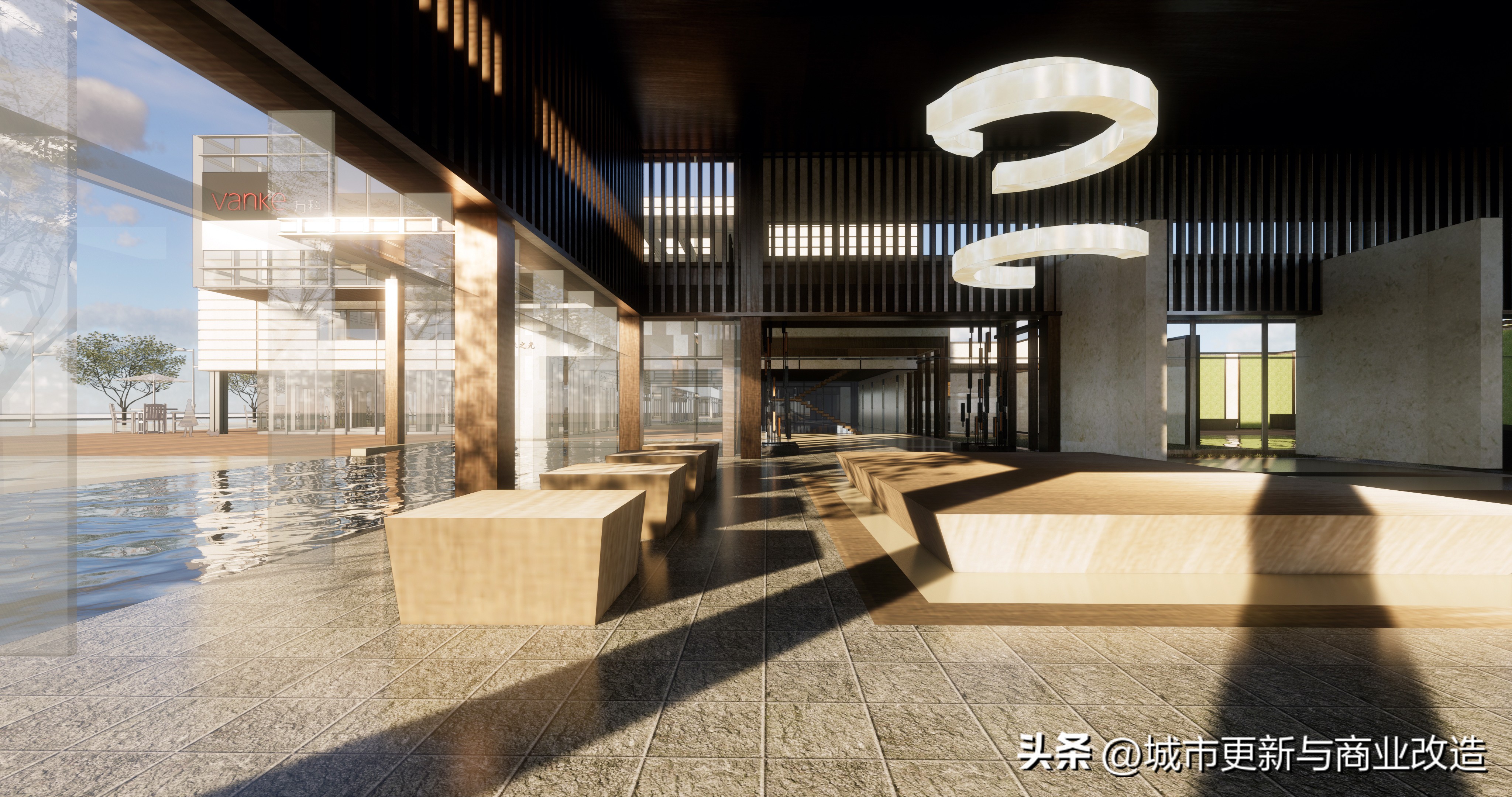 合肥万科广场效果图,合肥万科未来之光街区