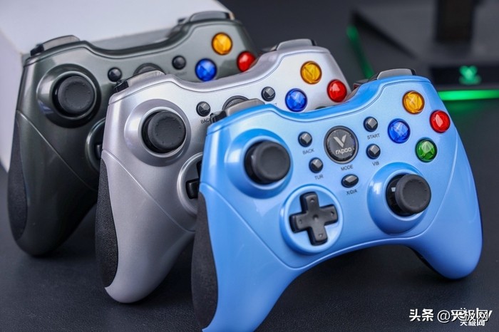 雷柏v600s游戏手柄拆解,雷柏手柄v600