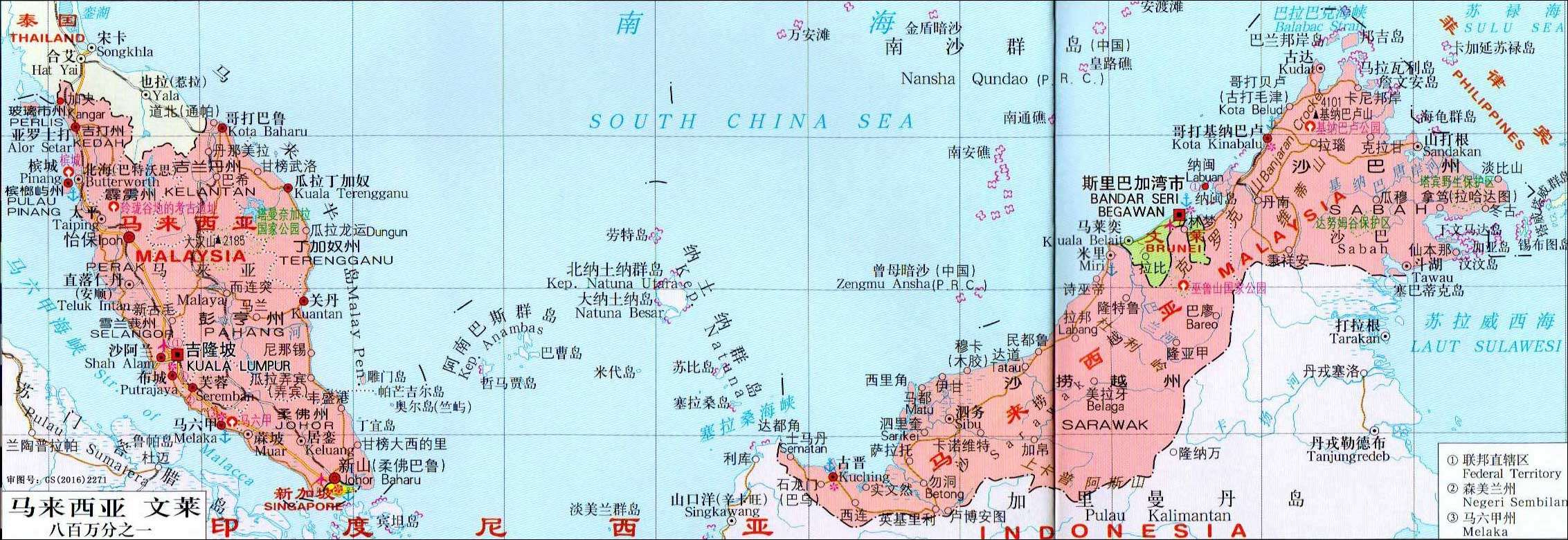 马六甲美景图,马来西亚旅游地图简略