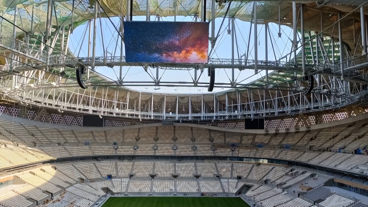 聚焦卡塔尔世界杯2022,卡塔尔世界杯球场环形屏
