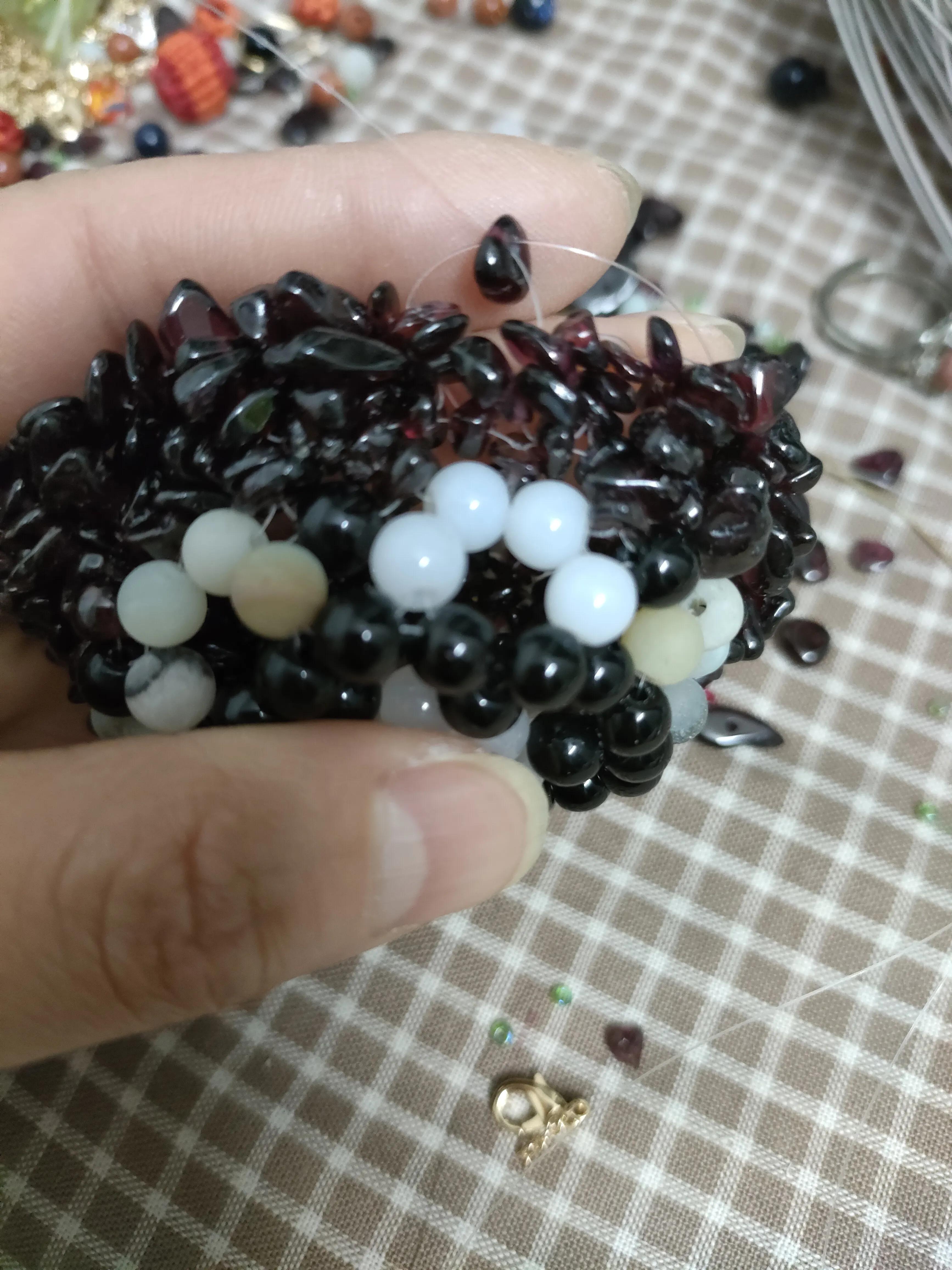 手工串珠花瓶串花视频,手工串珠花瓶