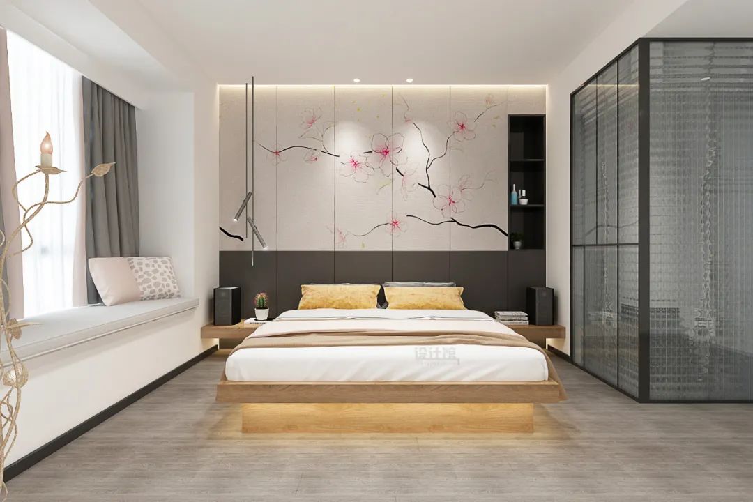 100种床头墙图片大全,主卧的床头墙要怎么装