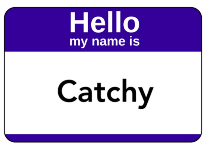 优秀的产品名称,一个朗朗上口的名字