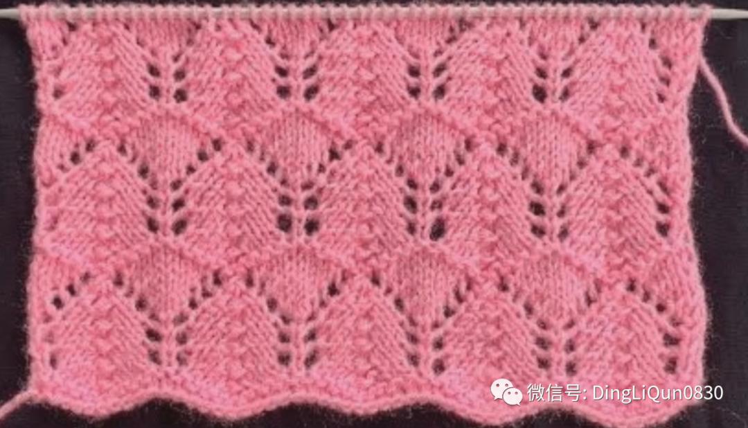 500个毛衣花样完整大平针版,毛衣华夫针花型图案大全