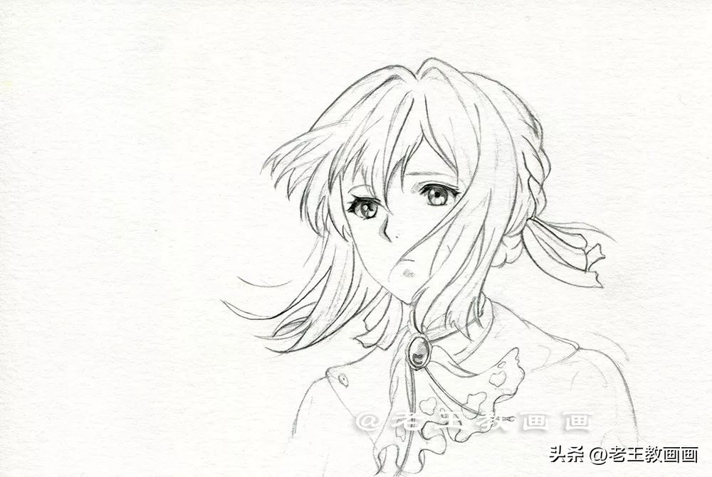 一分钟学会如何画漫画人物,漫画人物零基础入门教程头发