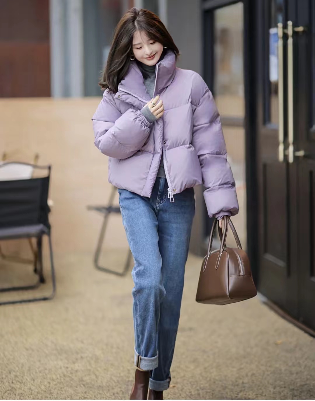 冬季穿什么颜色的羽绒服比较百搭,每个色系都很好看