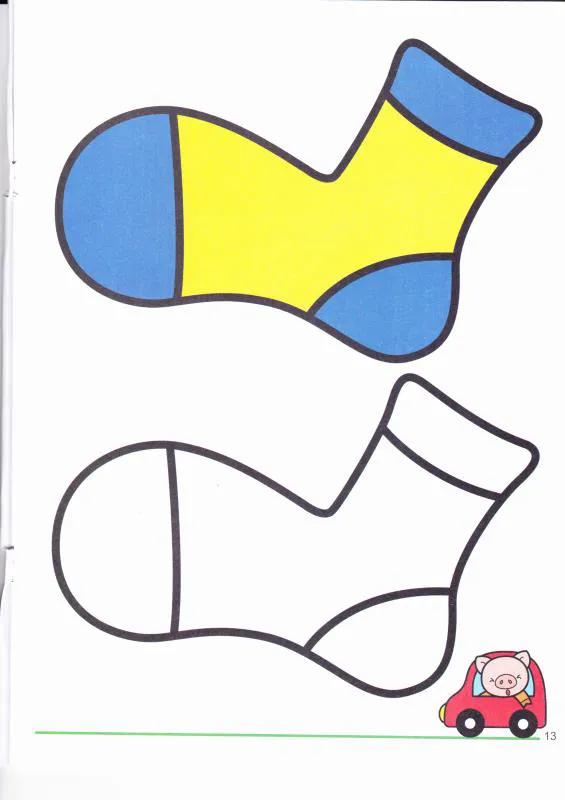 小班简笔画涂色,小班涂色素材怎么打印