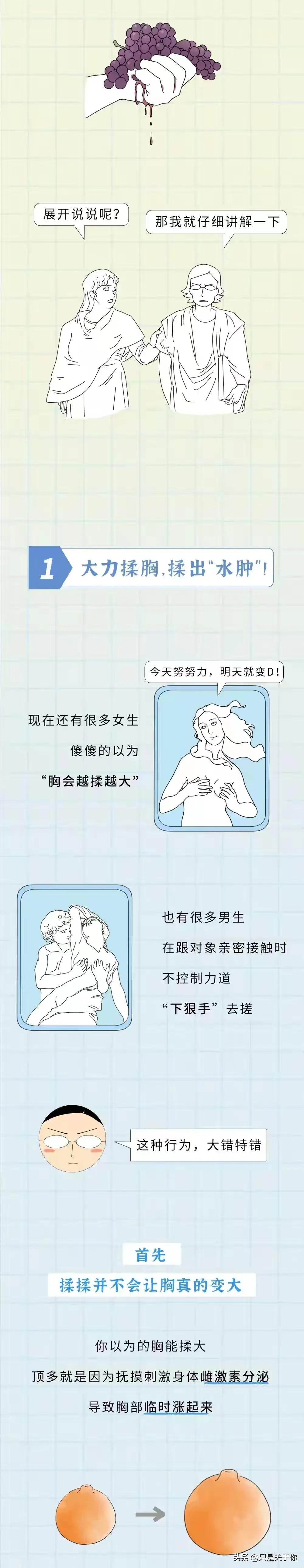 漫画：为什么男人不能对女人的胸部下狠手？