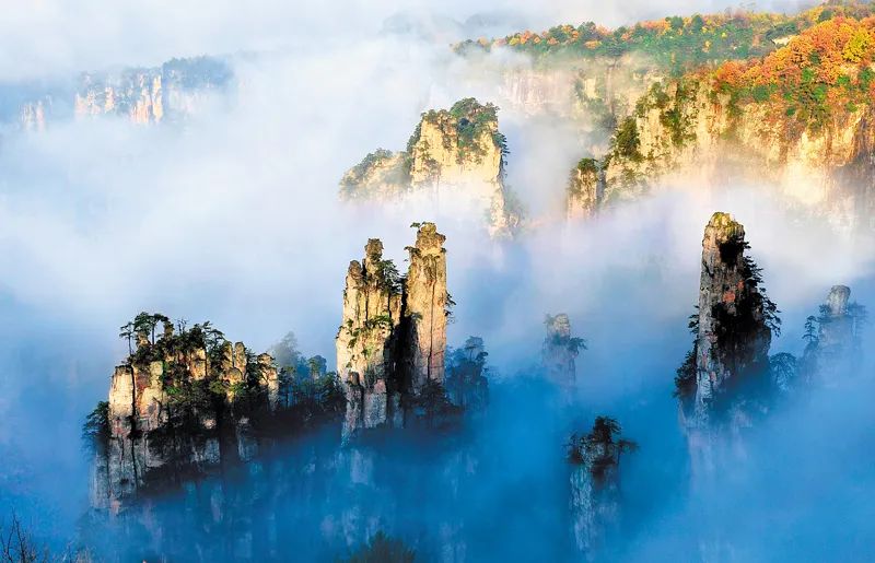 中国张家界首届世界遗产摄影大展,张家界世界遗产