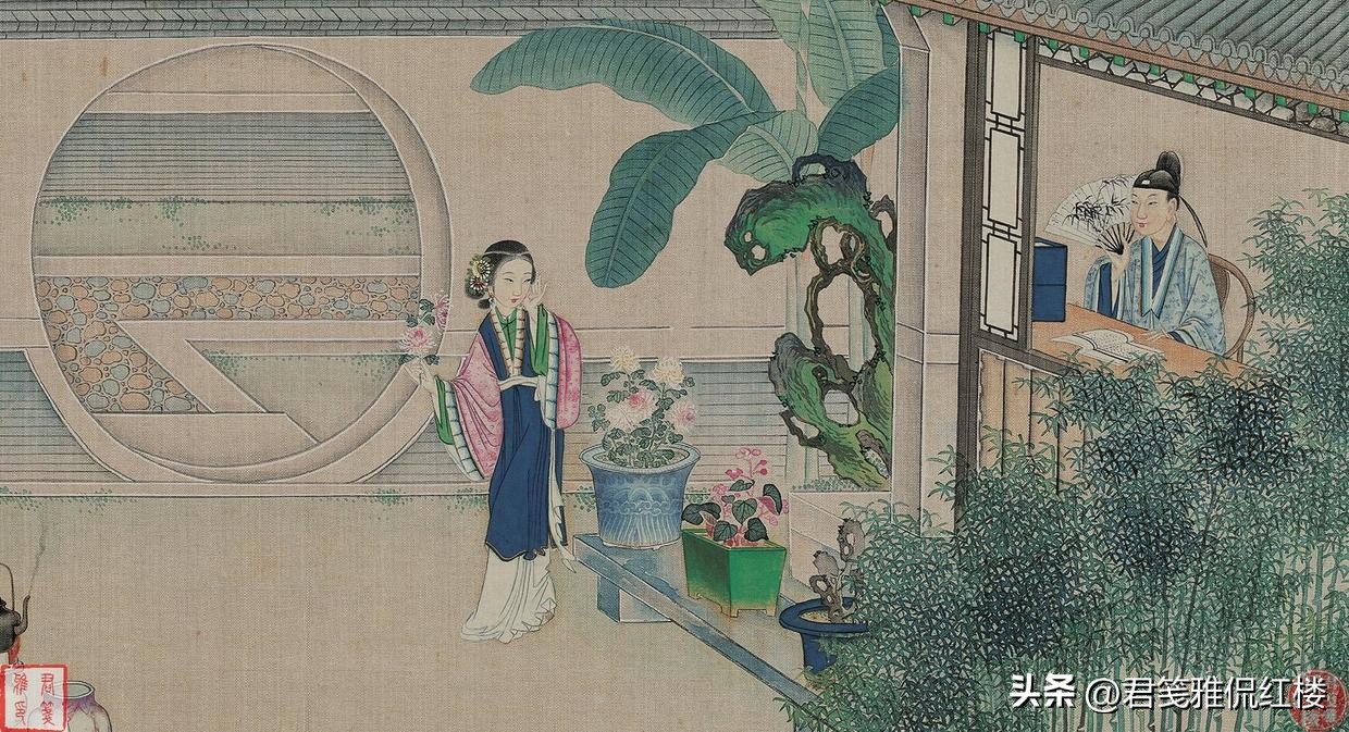 贾雨村用一副对联，还原黛死钗嫁，林黛玉是发妻，薛宝钗只是续弦