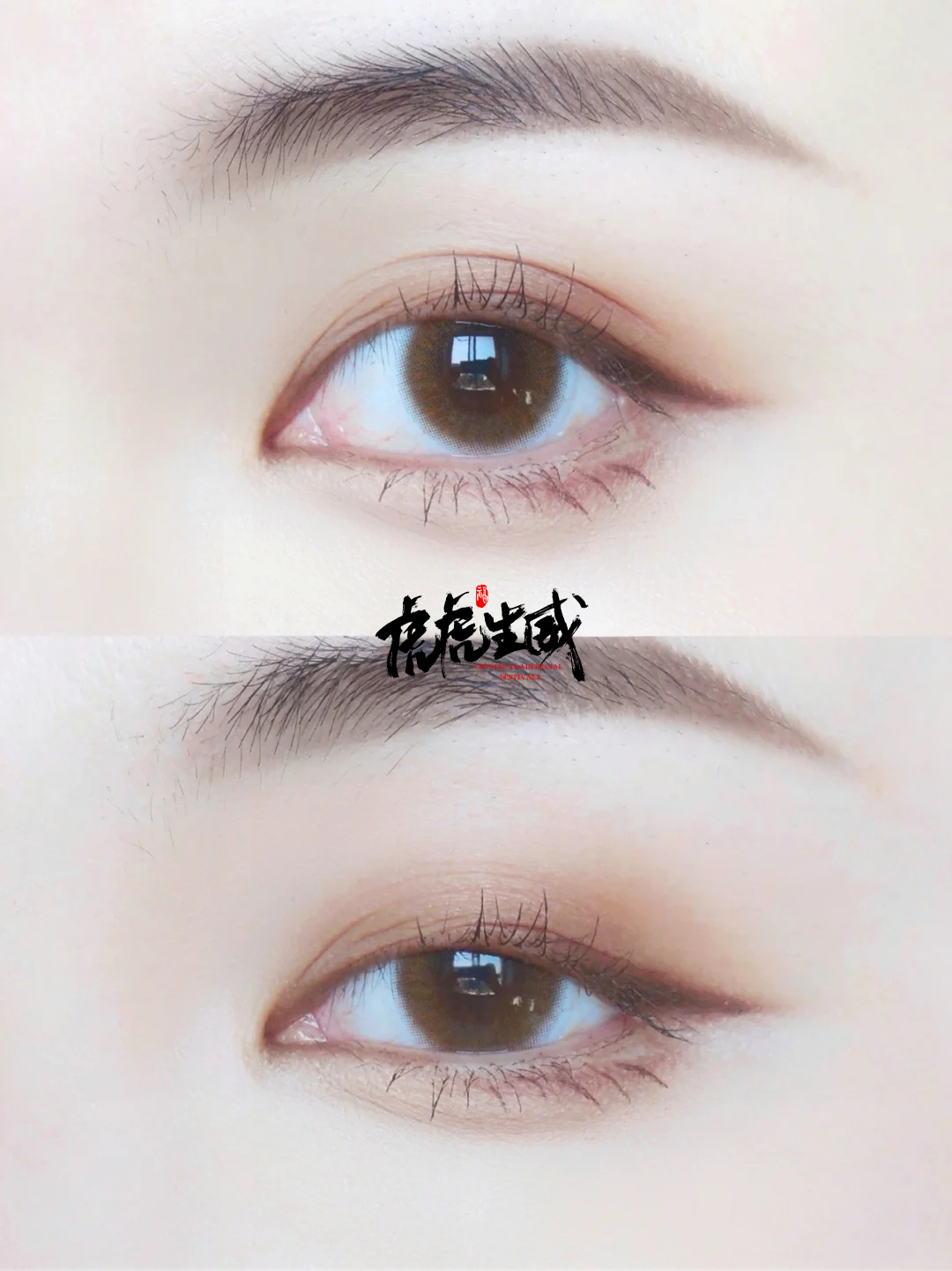 简单自然高级感眼线画法新手都会,长眼睛单眼皮眼线画法新手