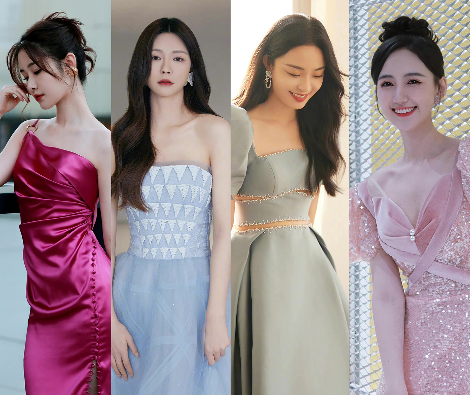 芒果电商晚会：6人主持团抢眼，4小花同台比美，何炅接班人被替代