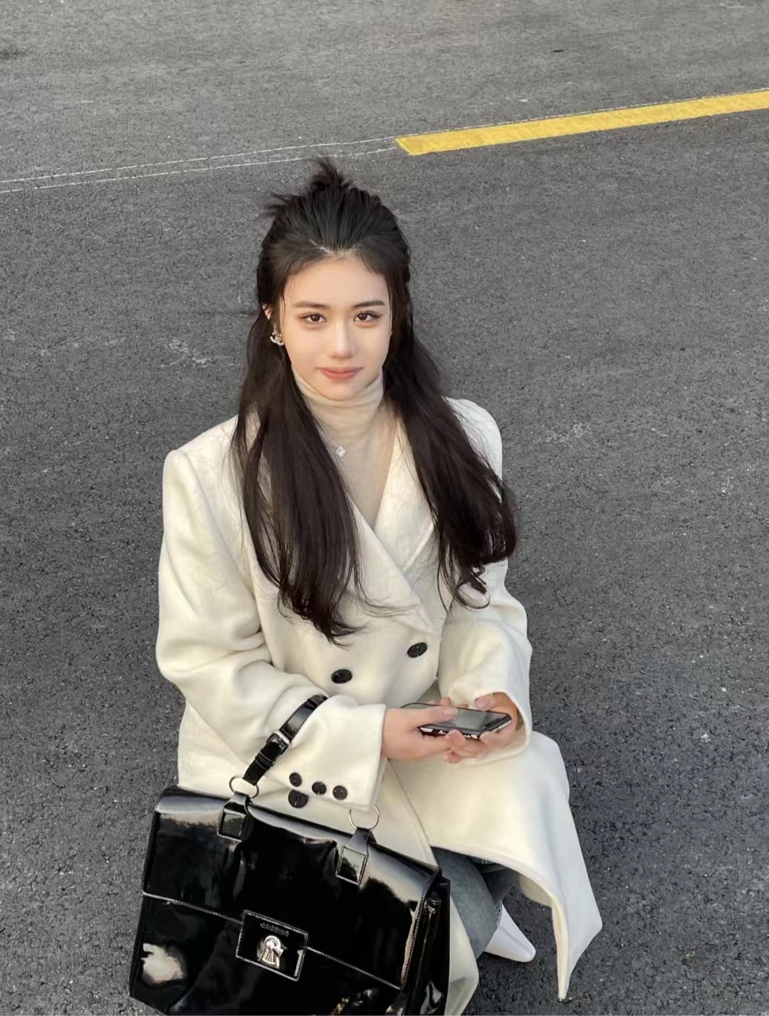 冬季穿搭女生韩系温柔套装,适合冬季15岁女生的时尚穿搭套装