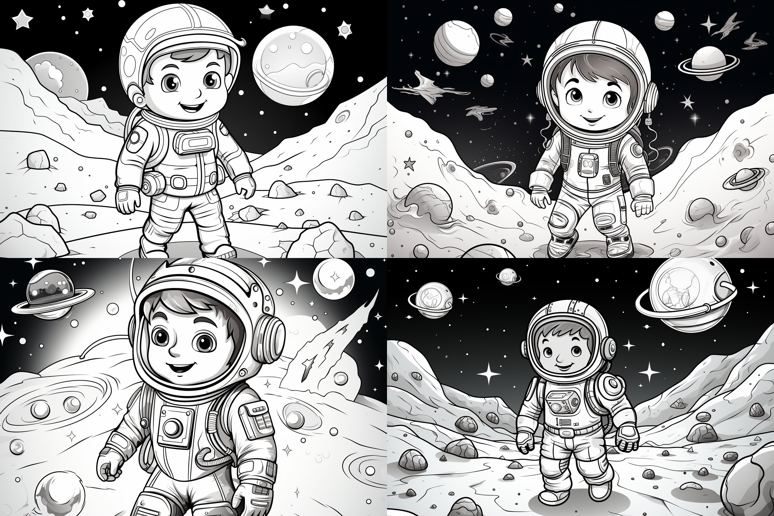 [保姆级]如何使用Midjourney制作儿童涂色书