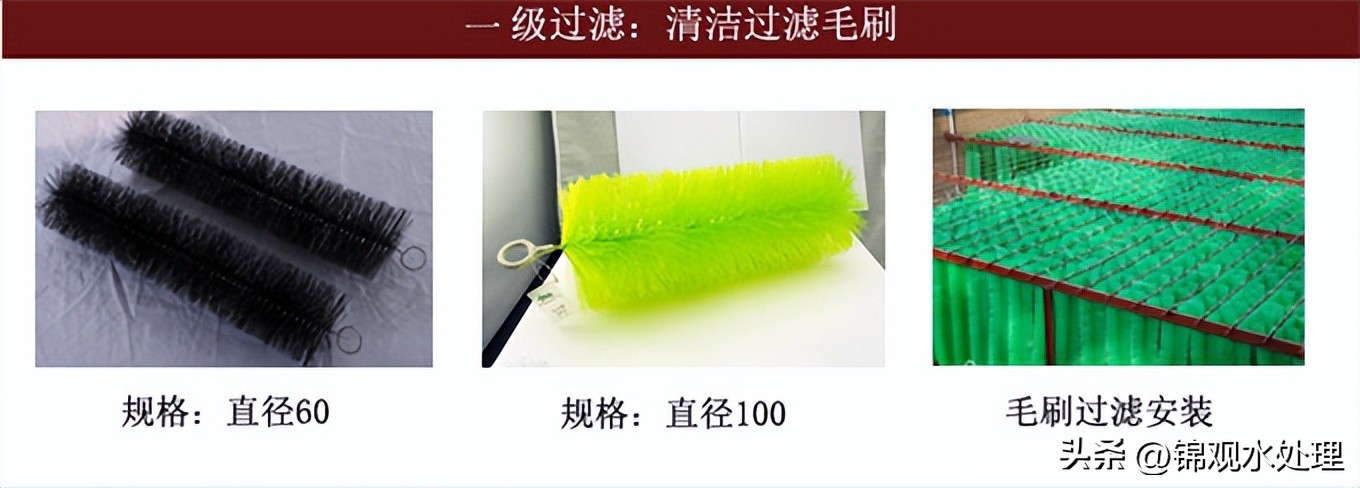 鱼池过滤毛刷安装方法,最简单高效的鱼池过滤系统设计图