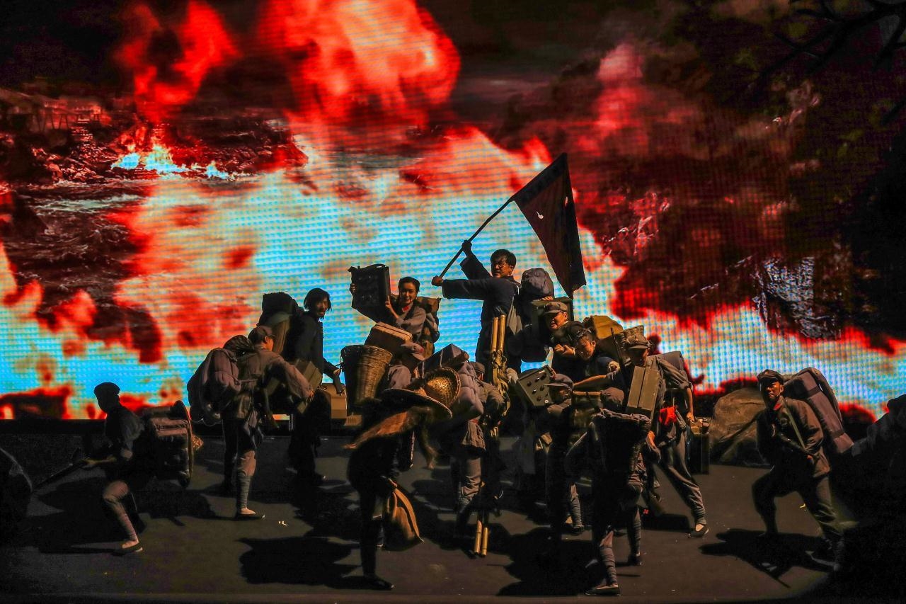 四渡赤水舞台讲述,四渡赤水河舞台剧