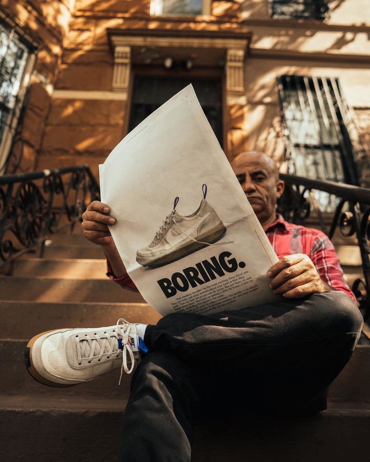 耐克花鞋,耐克只用一张皮做的鞋