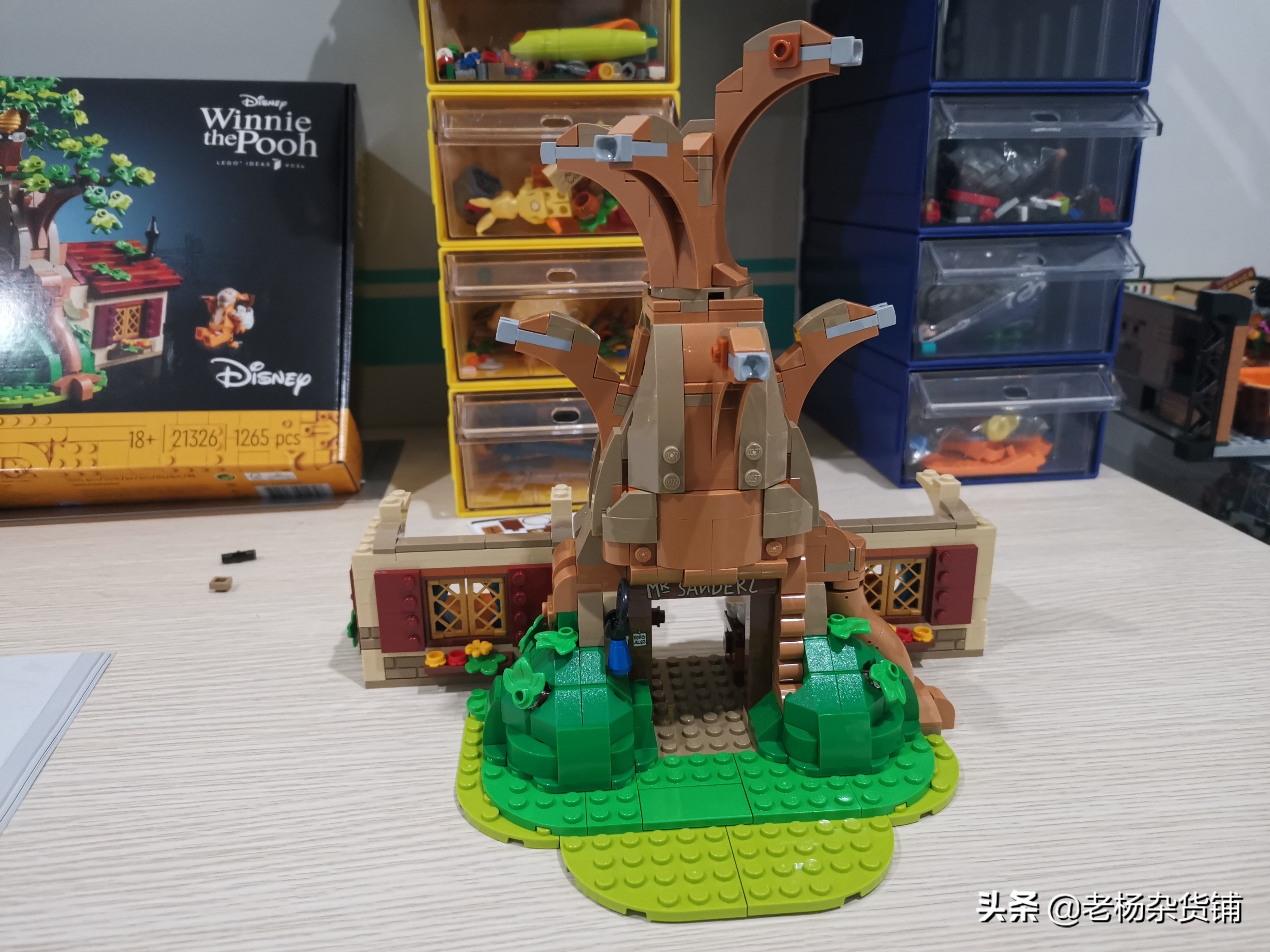 LEGOIEDAS系列21326超萌超好玩的小熊维尼树屋开箱评测