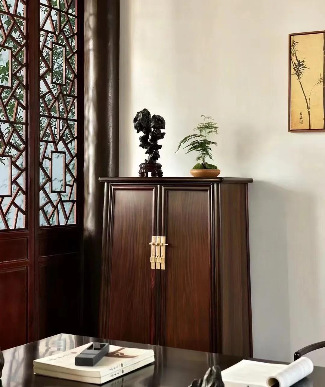 大红酸枝双层圆角柜,大红酸枝圆角柜价格