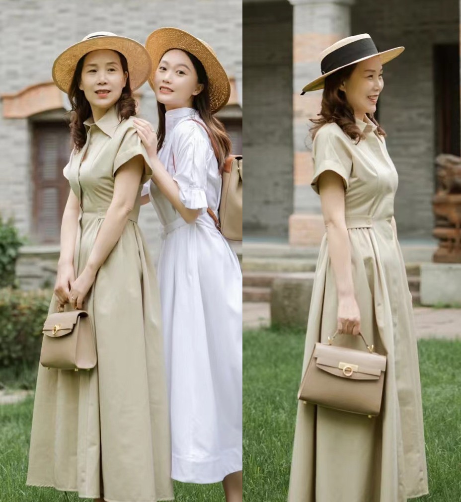 四十岁女人这样穿裙子又减龄时尚,40岁的女生130斤适合穿什么裙子