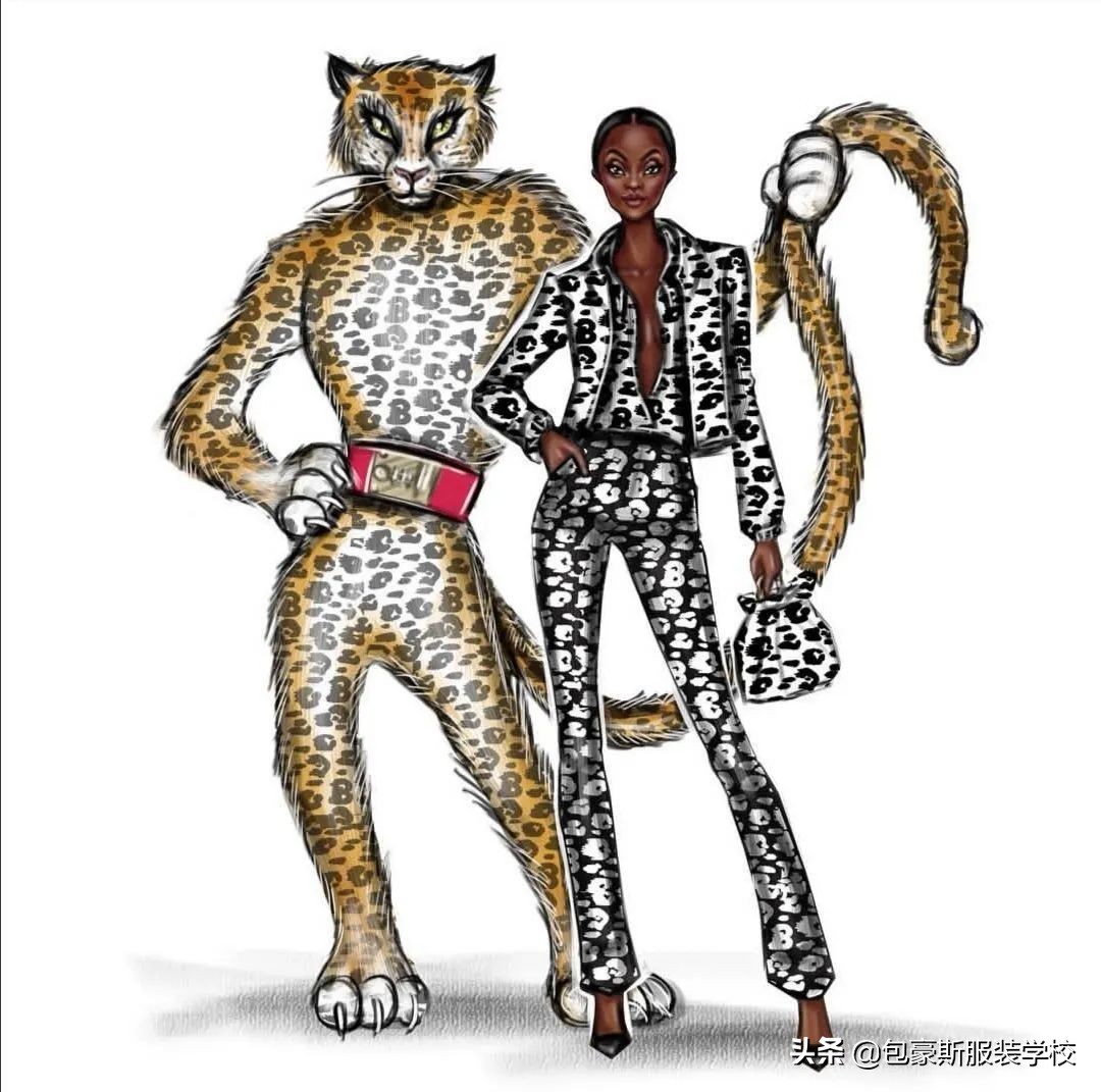 国际时尚插画师插画作品欣赏图文,创意插画古埃及