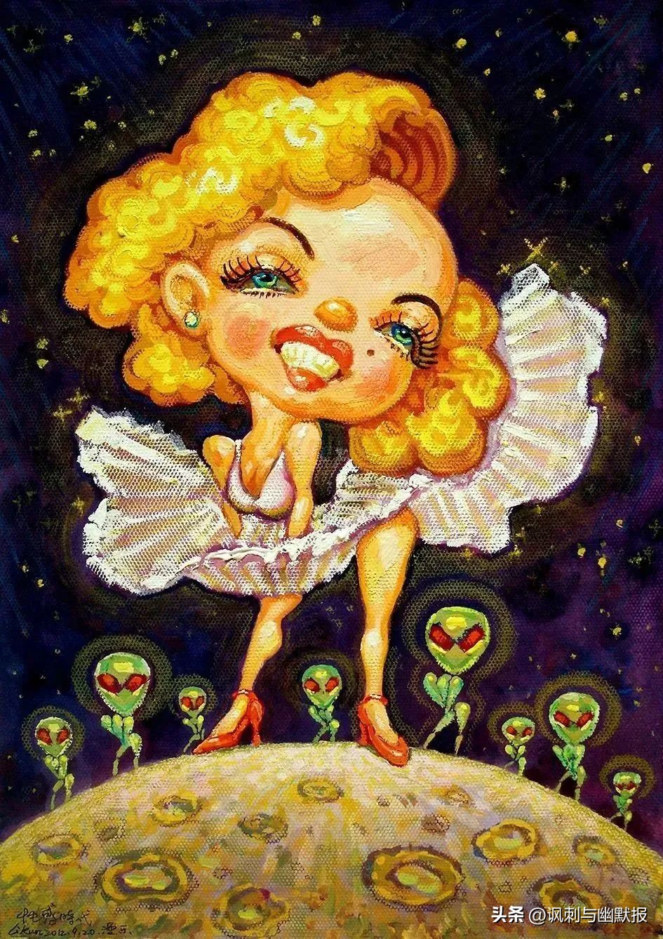 从足球明星到普罗大众——李坤漫像作品欣赏