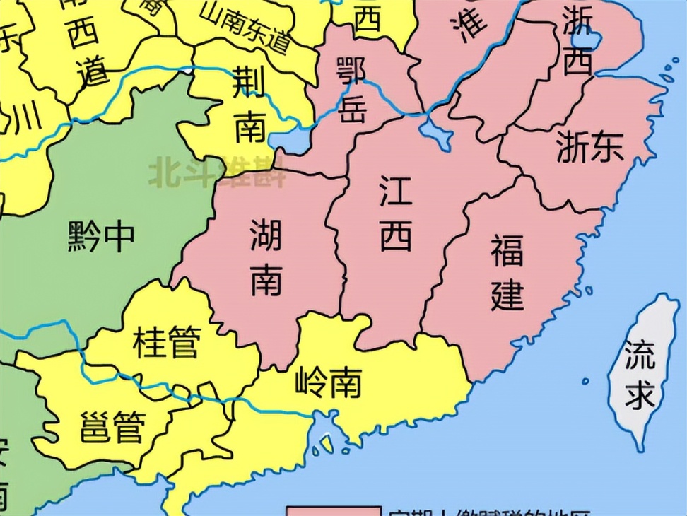 中国哪些地方是以山川河流划分,哪些省从古至今地图没变过
