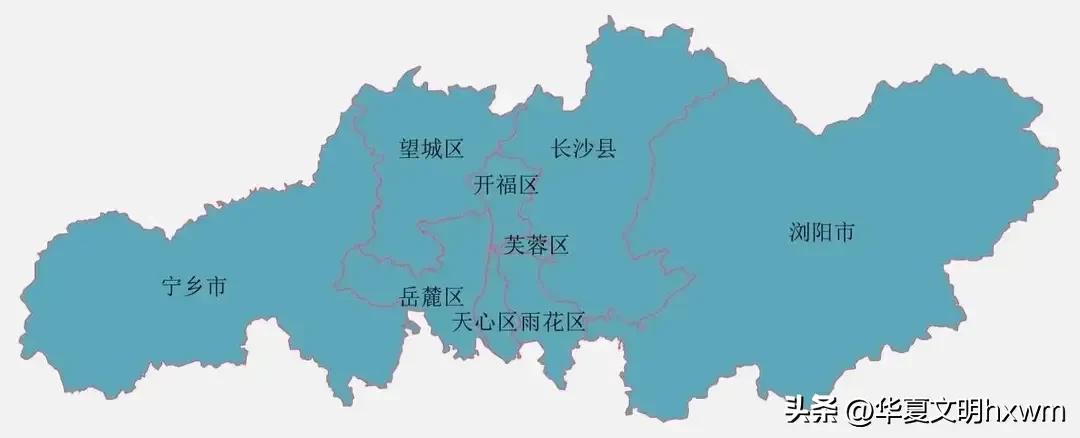 长沙市代管的县级行政区是什么,湖南长沙市的市级行政区是什么