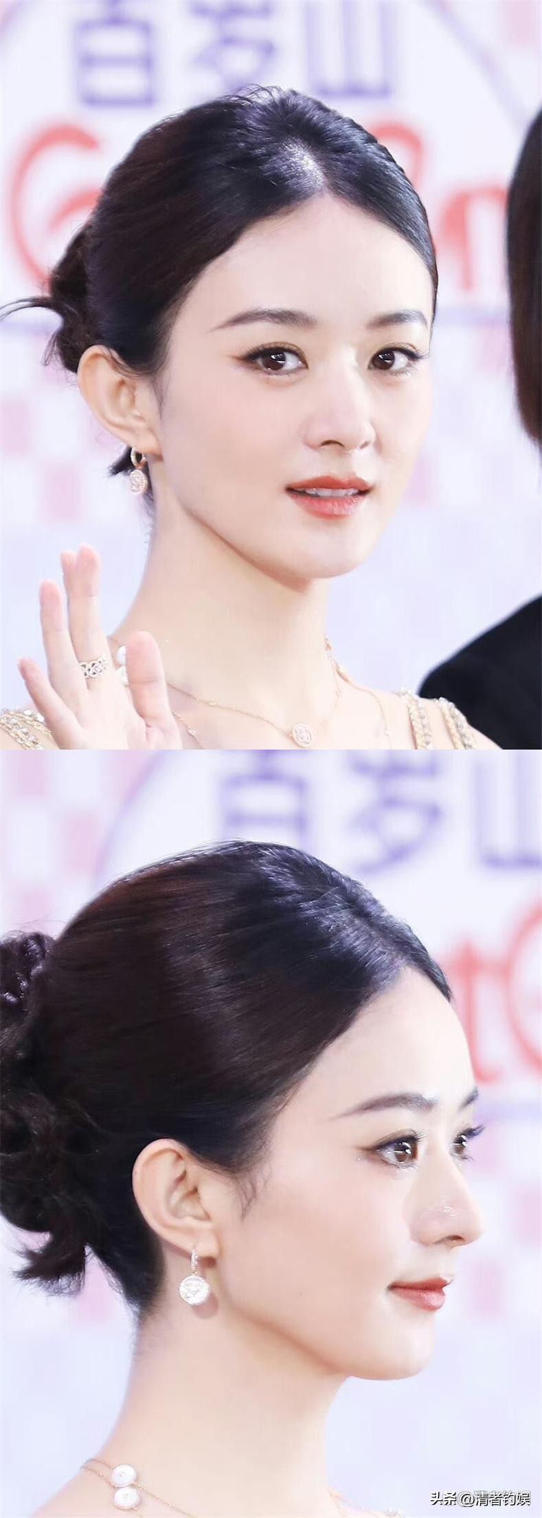 白玉兰颁奖女星生图！赵丽颖的鱼尾纹好真实，秦岚白鹿蔡文静夺目