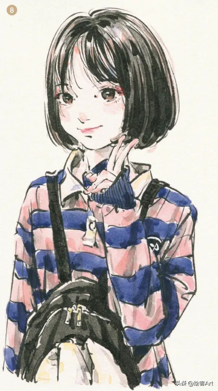 吃了十吨德芙的手去哪里买?这里!超丝滑的水墨漫画教程,马住