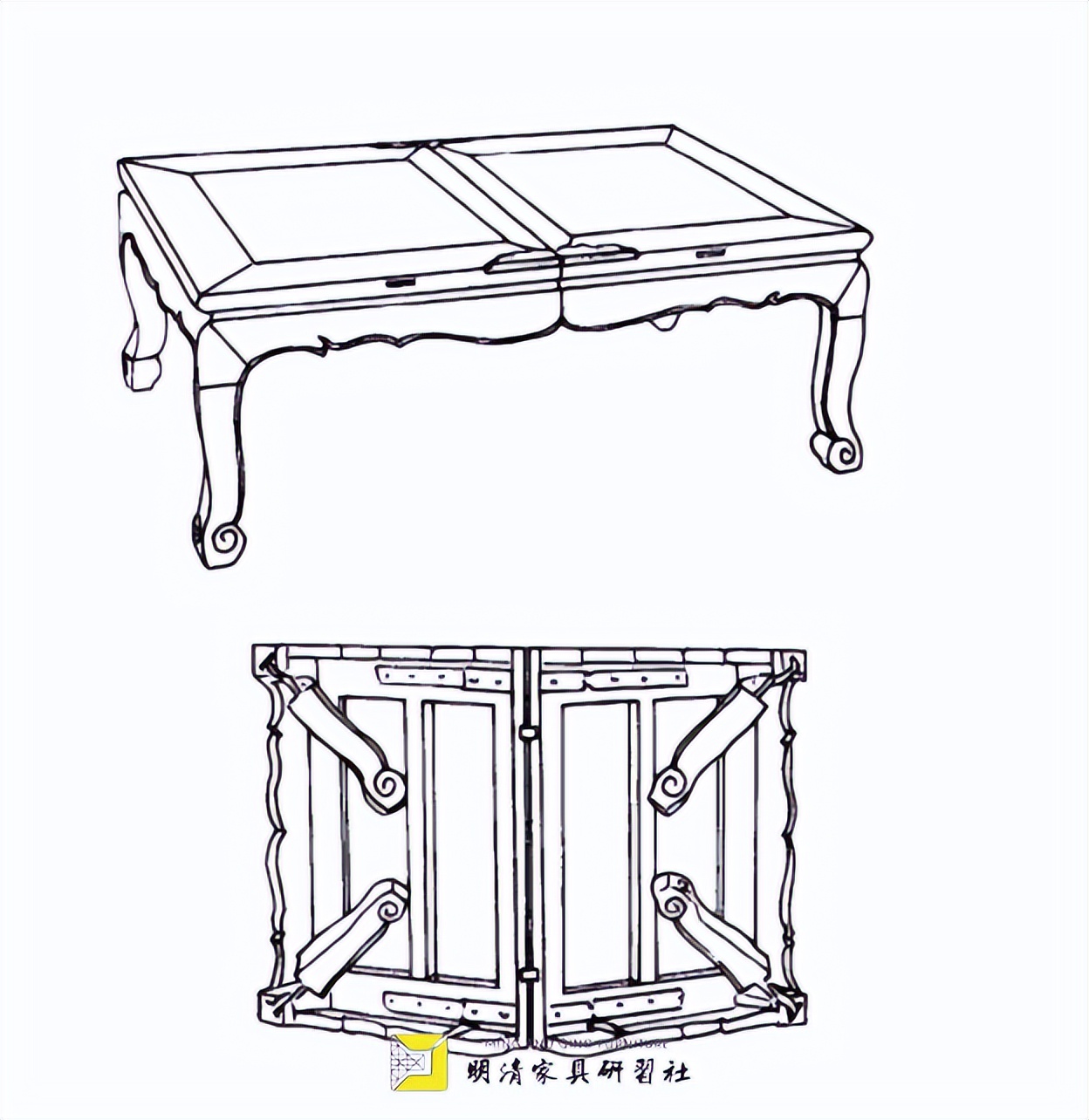 传统木匠炕桌,懒人桌实木