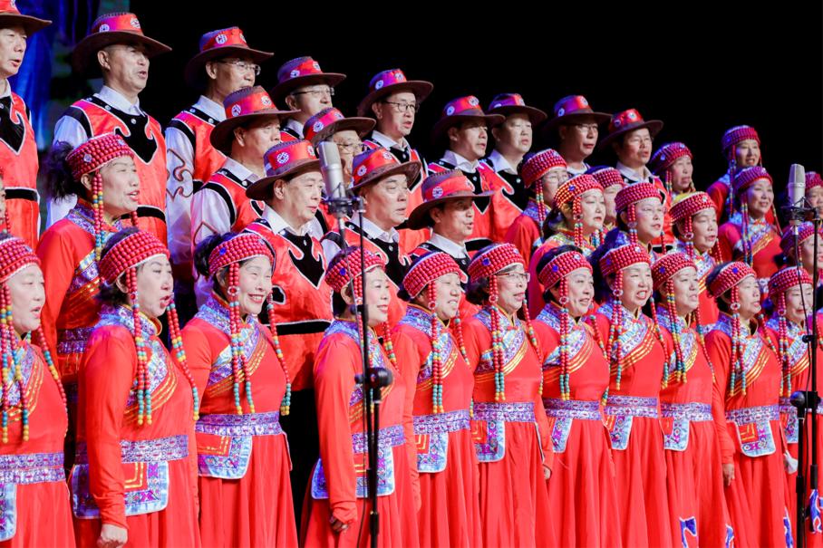 北京通州漷县合唱团表演,通州区机关文艺汇演