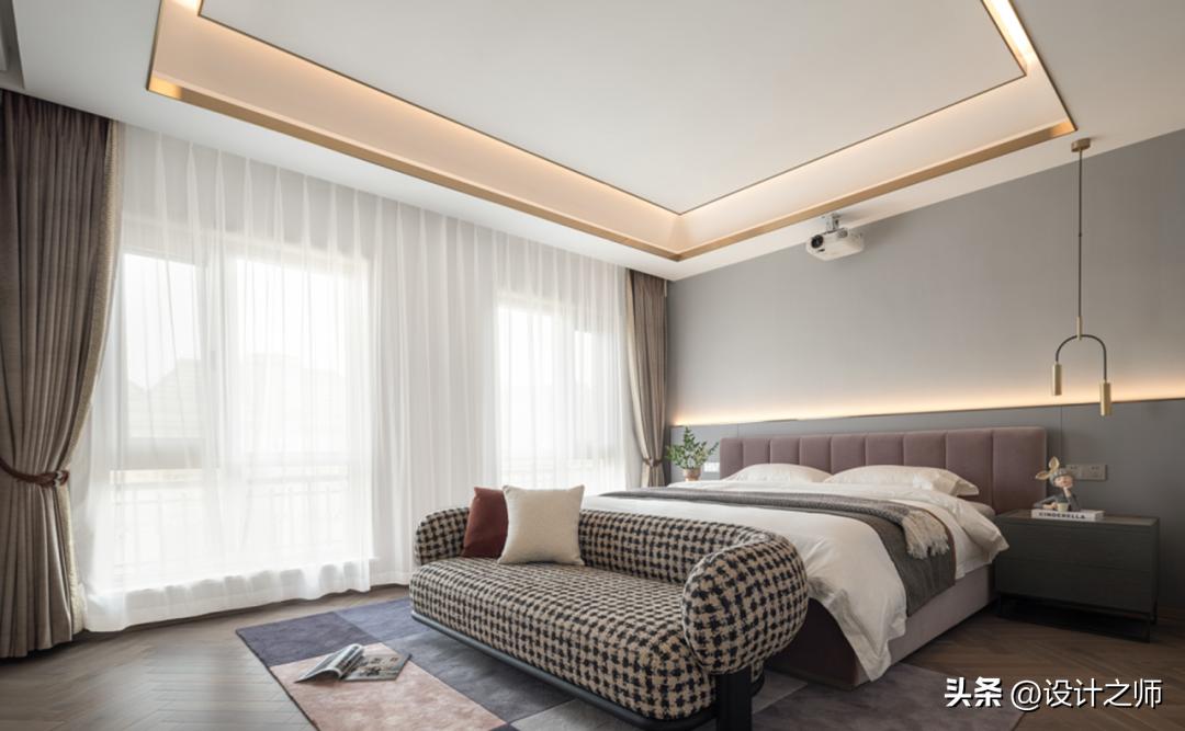 西安河与墅装修设计,西安现代城市别墅效果图