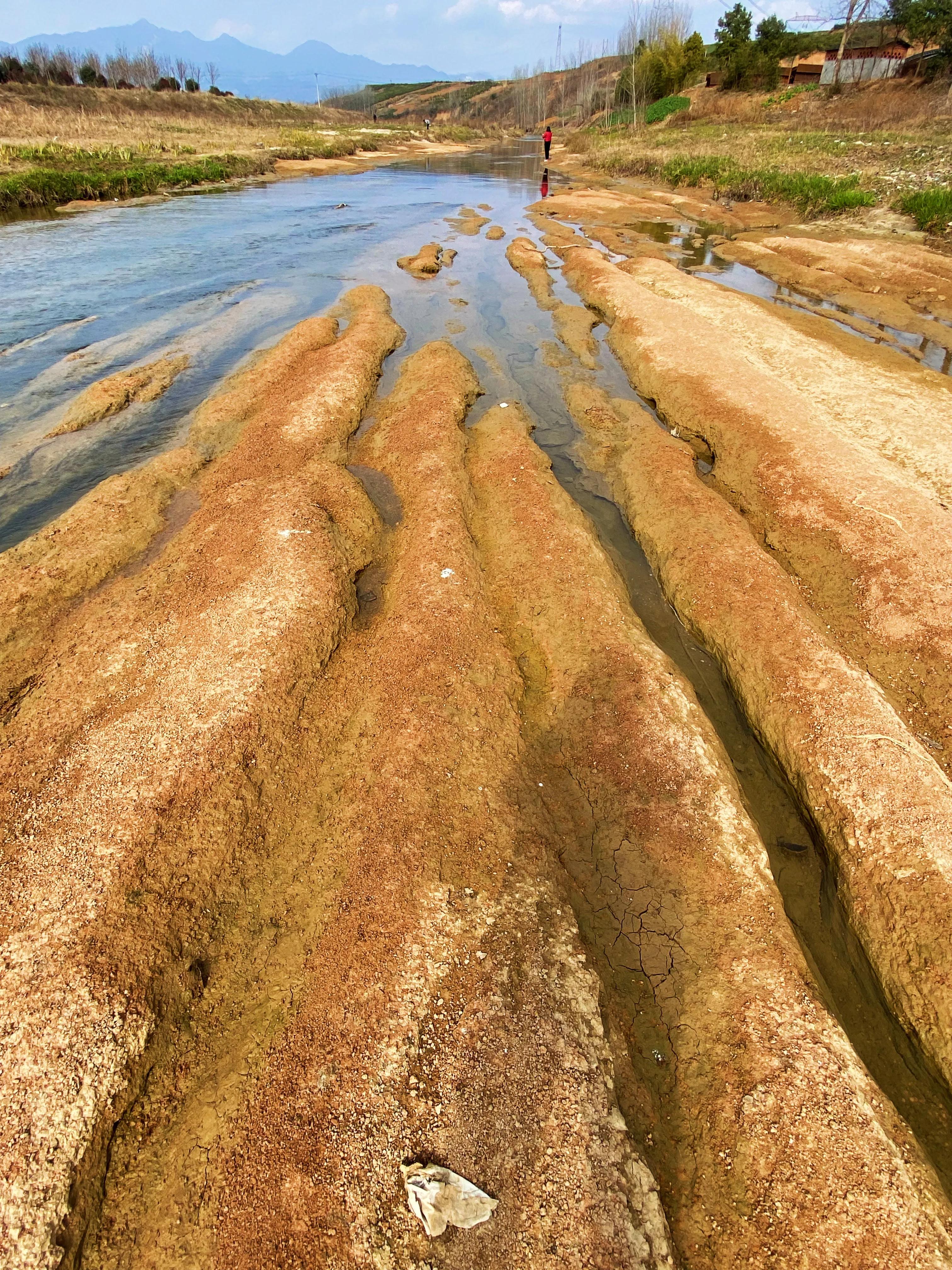河边的景色真是太美了,文川河风景
